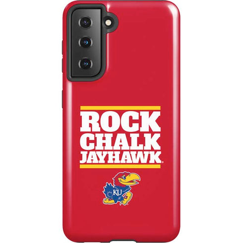 University of Kansas Rock Chalk Jayhawk Galaxy S21 5G Pro Case