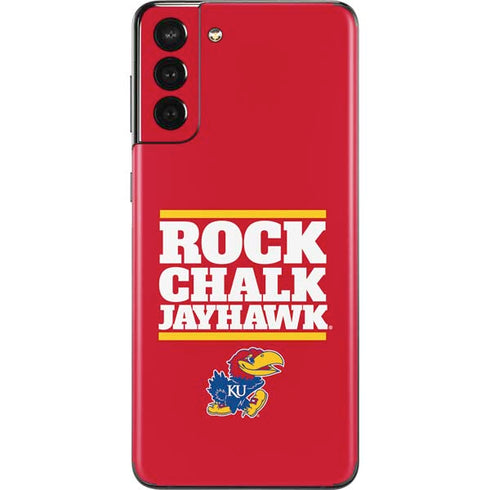 University of Kansas Rock Chalk Jayhawk Galaxy S21 Plus 5G Skin