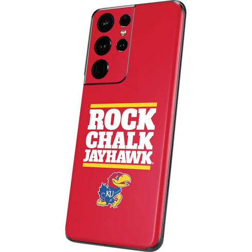 University of Kansas Rock Chalk Jayhawk Galaxy S21 Ultra 5G Skin