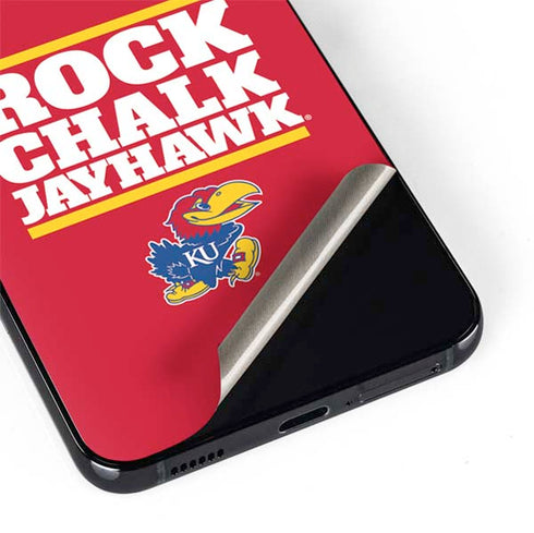 University of Kansas Rock Chalk Jayhawk Galaxy S22 Plus Skin