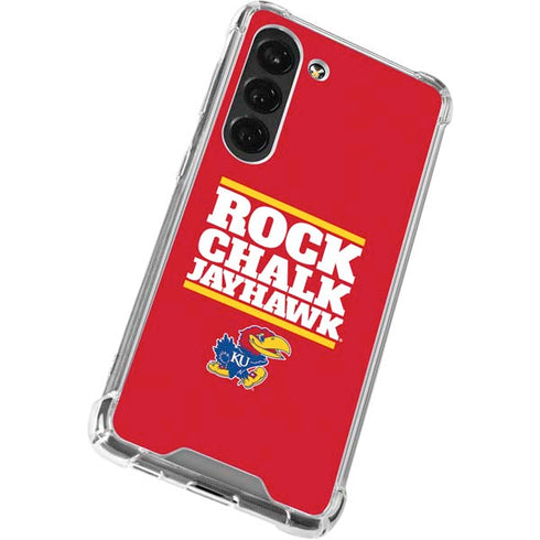 University of Kansas Rock Chalk Jayhawk Galaxy S23 Clear Case