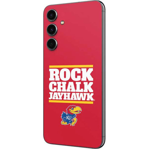 University of Kansas Rock Chalk Jayhawk Galaxy S23 FE Skin