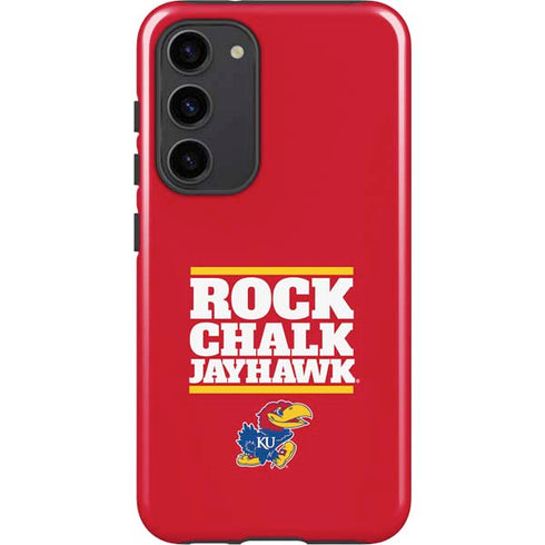 University of Kansas Rock Chalk Jayhawk Galaxy S23 Plus Pro Case