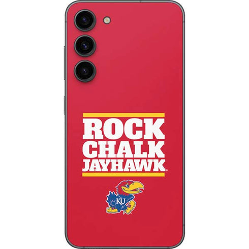 University of Kansas Rock Chalk Jayhawk Galaxy S23 Plus Skin