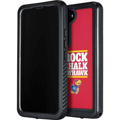 University of Kansas Rock Chalk Jayhawk Galaxy S23 Plus Waterproof Case