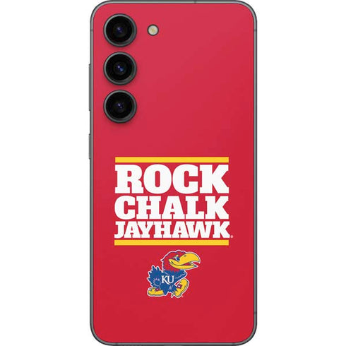 University of Kansas Rock Chalk Jayhawk Galaxy S23 Skin