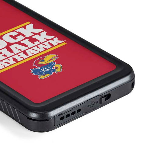 University of Kansas Rock Chalk Jayhawk Galaxy S23 Waterproof Case