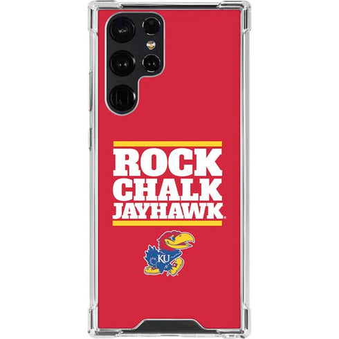 University of Kansas Rock Chalk Jayhawk Galaxy S24 Ultra Clear Case