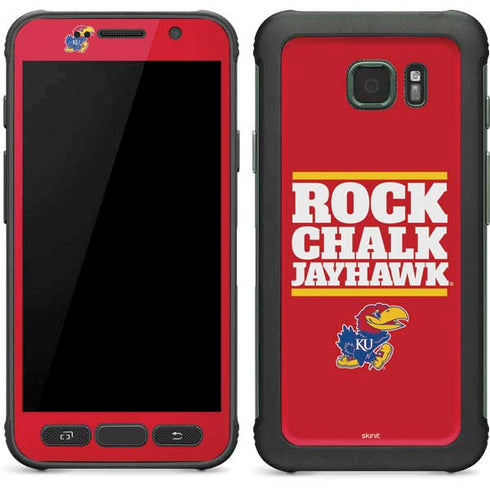 University of Kansas Rock Chalk Jayhawk Galaxy S7 Active Skin