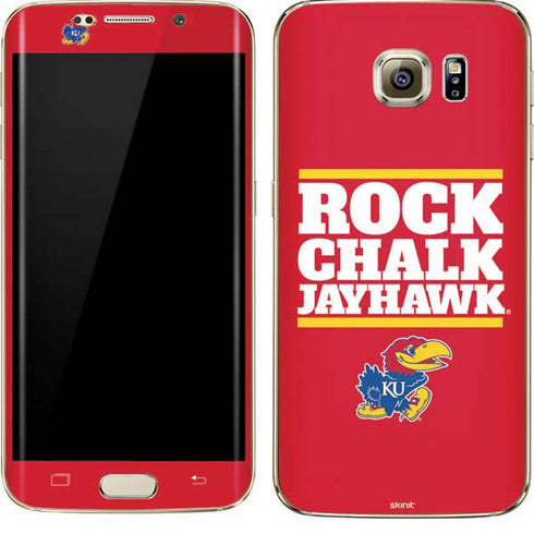 University of Kansas Rock Chalk Jayhawk Galaxy S7 Edge Skin