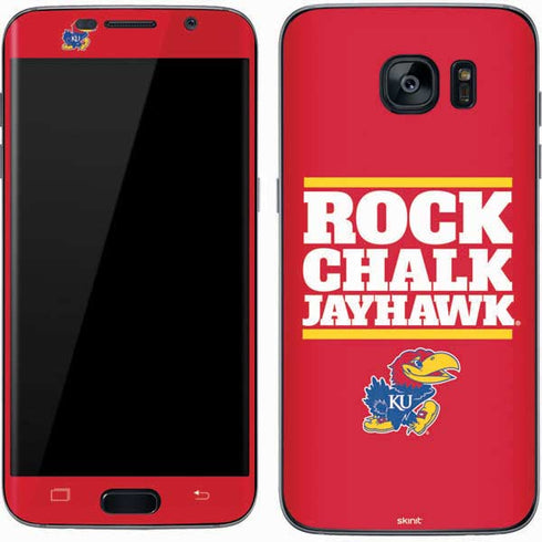 University of Kansas Rock Chalk Jayhawk Galaxy S7 Skin