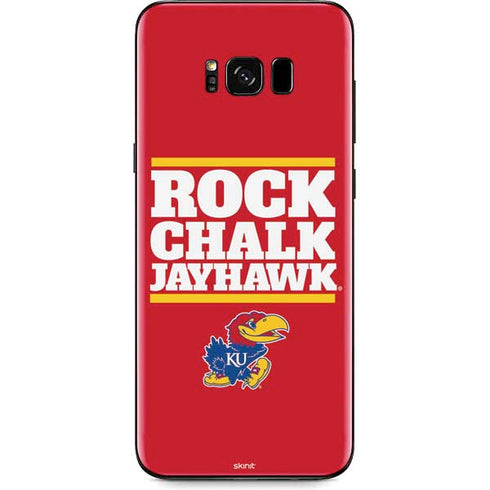 University of Kansas Rock Chalk Jayhawk Galaxy S8 Plus Skin