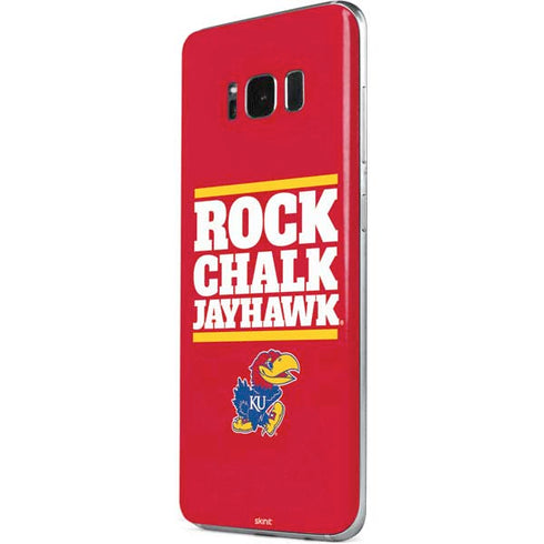 University of Kansas Rock Chalk Jayhawk Galaxy S8 Plus Skin