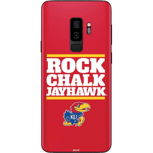 University of Kansas Rock Chalk Jayhawk Galaxy S9 Plus Skin