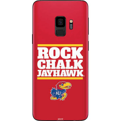 University of Kansas Rock Chalk Jayhawk Galaxy S9 Skin