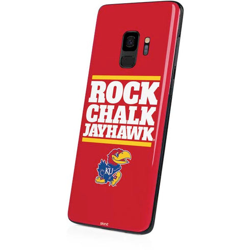 University of Kansas Rock Chalk Jayhawk Galaxy S9 Skin