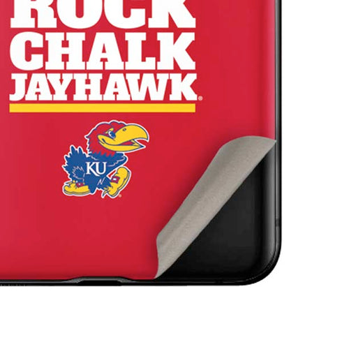 University of Kansas Rock Chalk Jayhawk Galaxy Z Flip Skin