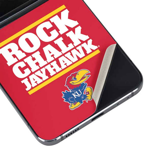 University of Kansas Rock Chalk Jayhawk Galaxy Z Flip5 5G Skin