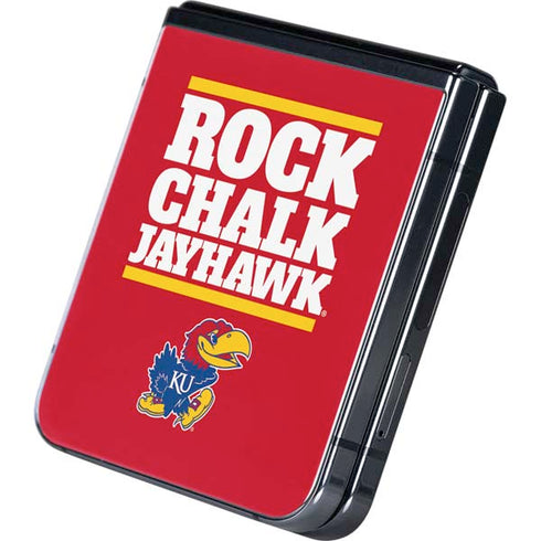 University of Kansas Rock Chalk Jayhawk Galaxy Z Flip5 5G Skin