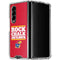 University of Kansas Rock Chalk Jayhawk Galaxy Z Fold4 5G Clear Case