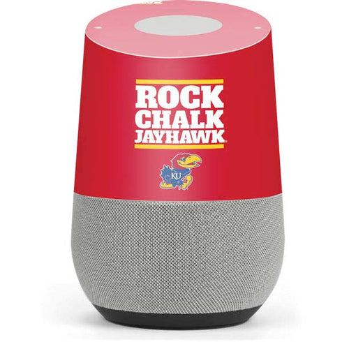 University of Kansas Rock Chalk Jayhawk Google Home Skin