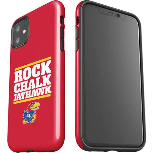 University of Kansas Rock Chalk Jayhawk iPhone 11 Impact Case