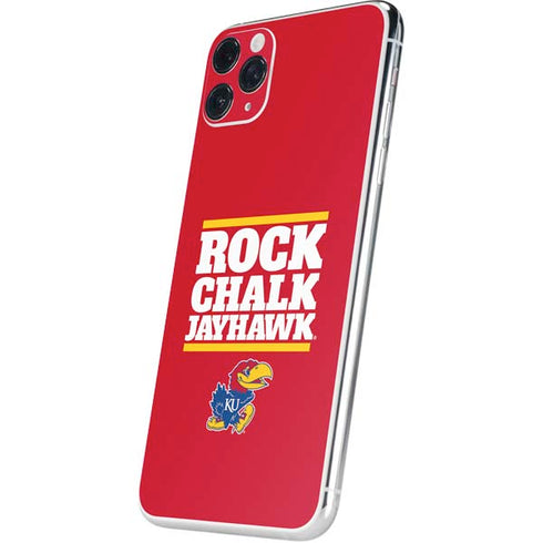 University of Kansas Rock Chalk Jayhawk iPhone 11 Pro Max Skin