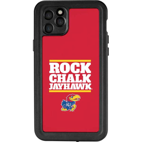 University of Kansas Rock Chalk Jayhawk iPhone 11 Pro Max Waterproof Case