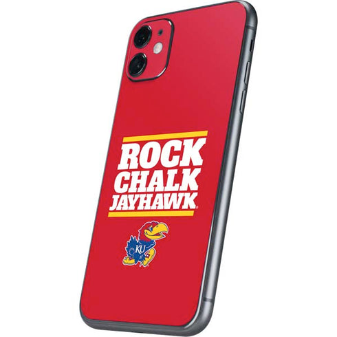 University of Kansas Rock Chalk Jayhawk iPhone 11 Skin