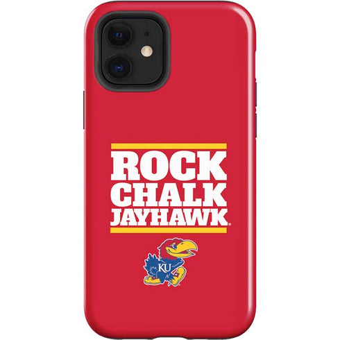 University of Kansas Rock Chalk Jayhawk iPhone 12 Impact Case
