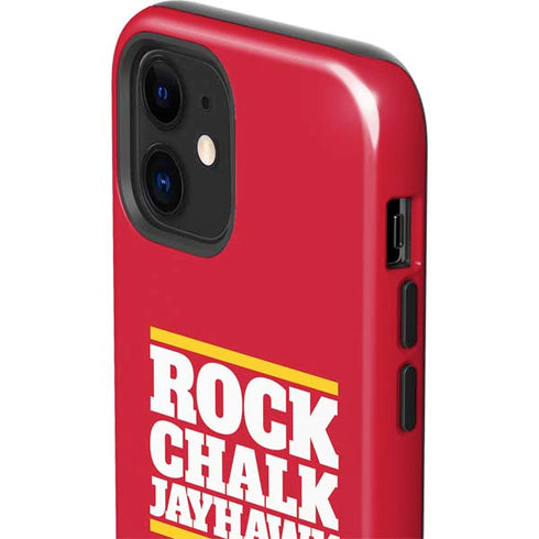 University of Kansas Rock Chalk Jayhawk iPhone 12 Impact Case
