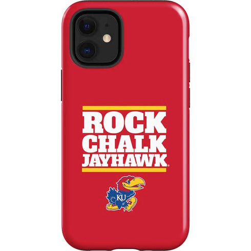 University of Kansas Rock Chalk Jayhawk iPhone 12 Mini Impact Case