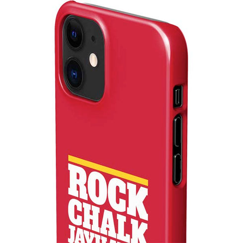 University of Kansas Rock Chalk Jayhawk iPhone 12 Mini Lite Case