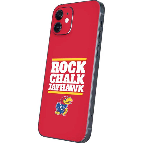 University of Kansas Rock Chalk Jayhawk iPhone 12 Mini Skin