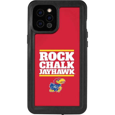 University of Kansas Rock Chalk Jayhawk iPhone 12 Pro Max Waterproof Case