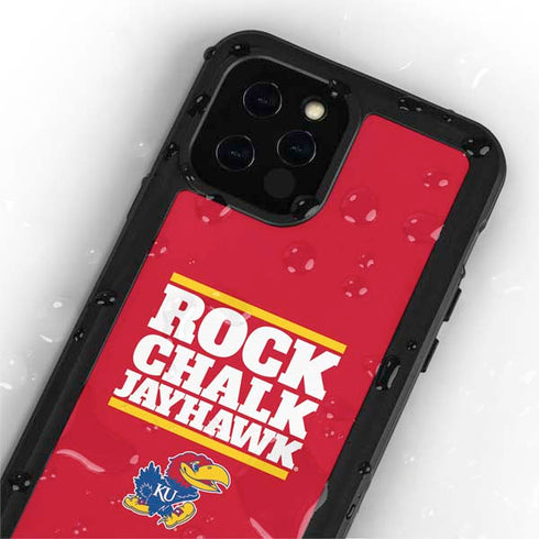 University of Kansas Rock Chalk Jayhawk iPhone 12 Pro Max Waterproof Case