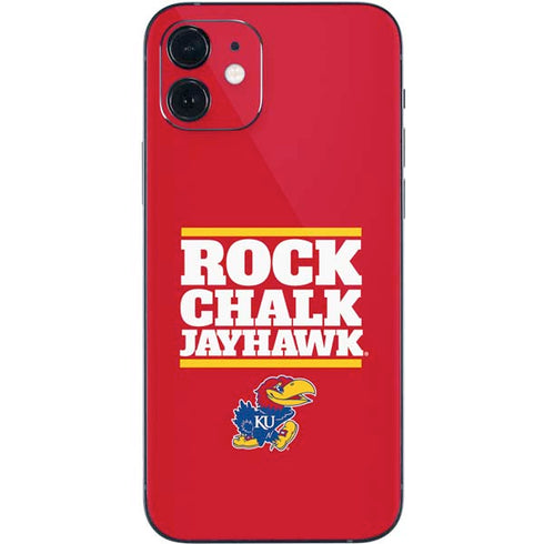 University of Kansas Rock Chalk Jayhawk iPhone 12 Skin