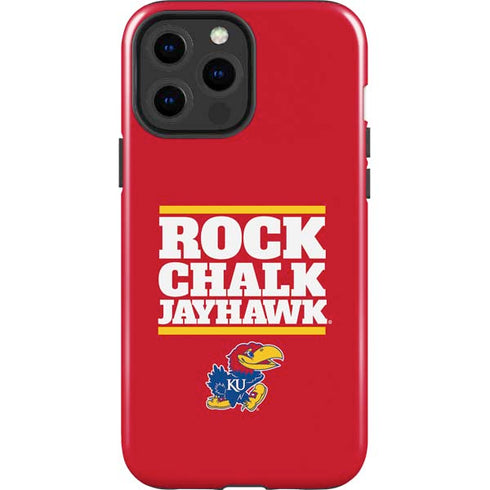 University of Kansas Rock Chalk Jayhawk iPhone 13 Pro Max Impact Case