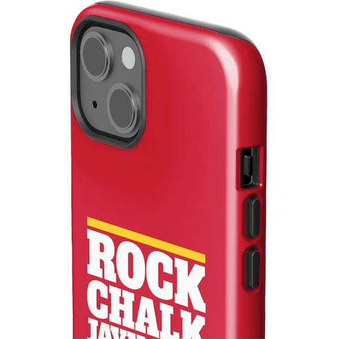 University of Kansas Rock Chalk Jayhawk iPhone 15 Impact Case