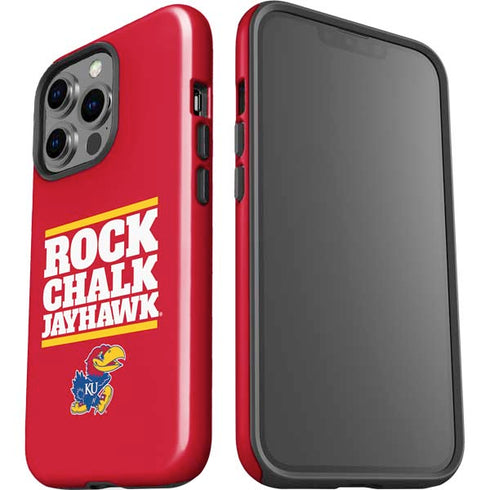 University of Kansas Rock Chalk Jayhawk iPhone 14 Pro Impact Case