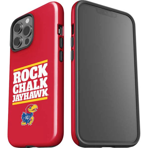 University of Kansas Rock Chalk Jayhawk iPhone 15 Pro Max Impact Case