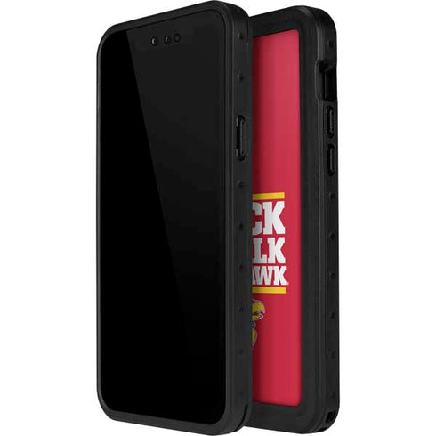 University of Kansas Rock Chalk Jayhawk iPhone 14 Pro Waterproof Case
