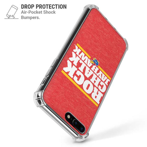University of Kansas Rock Chalk Jayhawk iPhone 7/8 Plus Clear Case