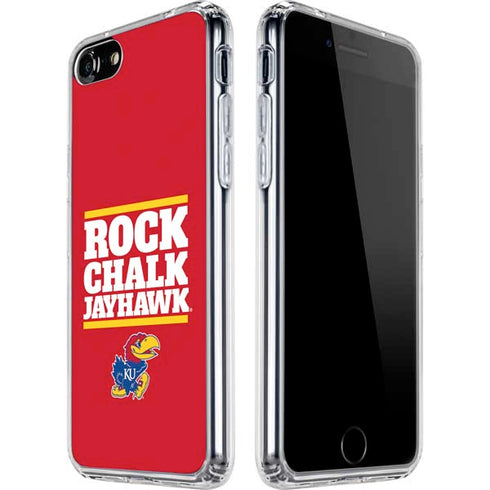University of Kansas Rock Chalk Jayhawk iPhone SE (2nd & 3rd Gen) Clear Case