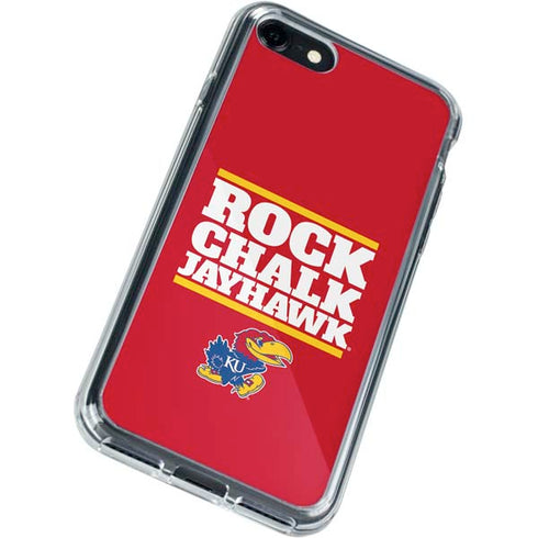 University of Kansas Rock Chalk Jayhawk iPhone SE (2nd & 3rd Gen) Clear Case