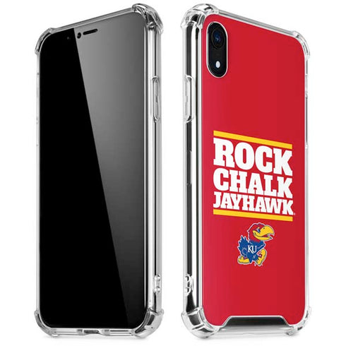 University of Kansas Rock Chalk Jayhawk iPhone XR Clear Case