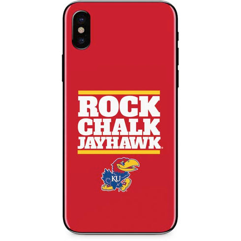 University of Kansas Rock Chalk Jayhawk iPhone XS Skin