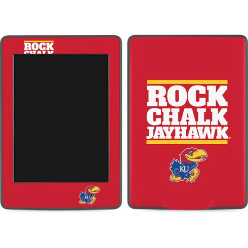 University of Kansas Rock Chalk Jayhawk Amazon Kindle Skin