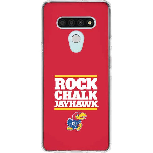 University of Kansas Rock Chalk Jayhawk LG Stylo 6 Clear Case