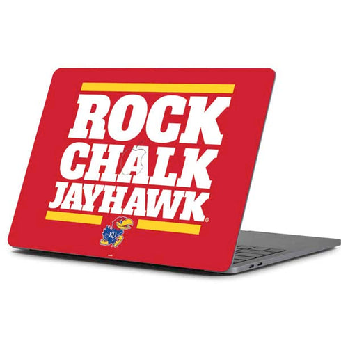 University of Kansas Rock Chalk Jayhawk Apple MacBook Pro 13-inch Skin